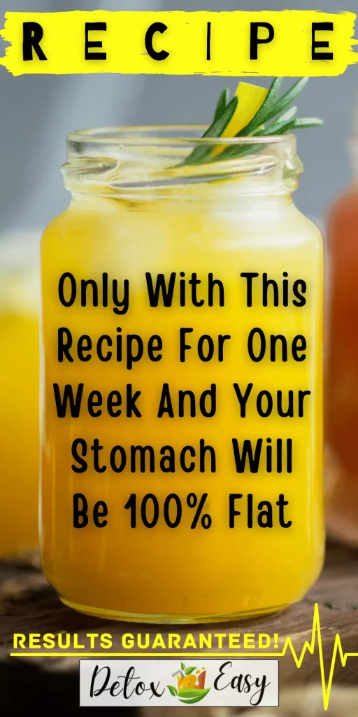 Only 1 Week With This Recipe And Your Stomach Will Be Completely Flat – Guaranteed!