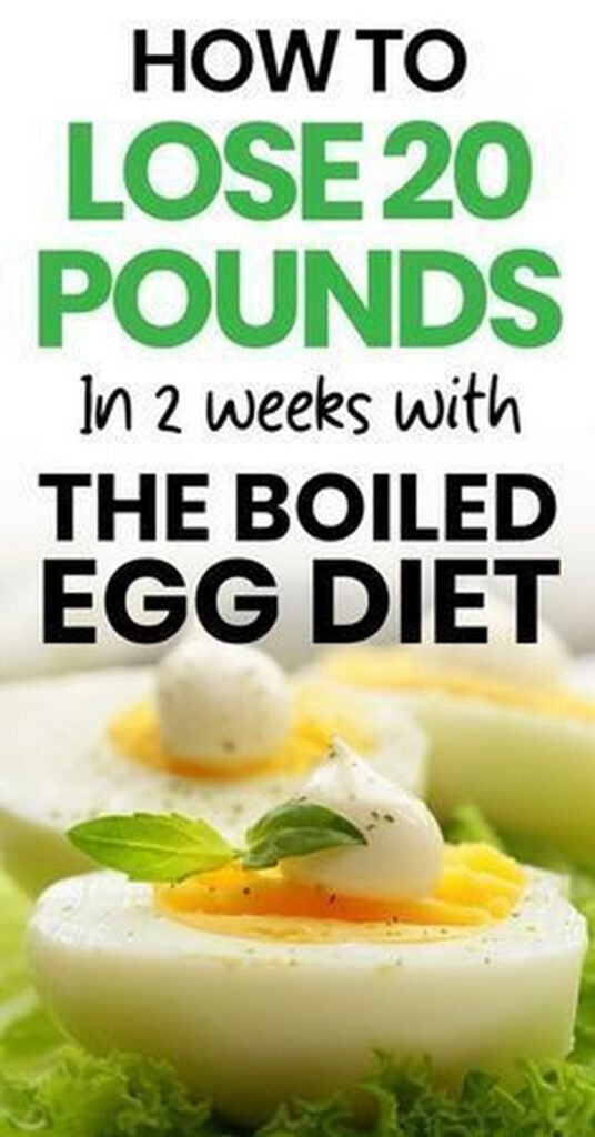 THE BOILED EGG DIET: LOSE 20 POUNDS IN 2 WEEKS